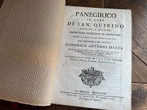 1782 Панегирик в честь святого мченика Квирино - епископа, мученика и покровителя Корреджо
