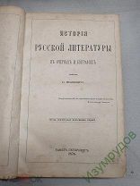 П.Н. Полевой. Прижизненное издание. «История русской литературы в очерках и биографиях» СПб, 1878 г