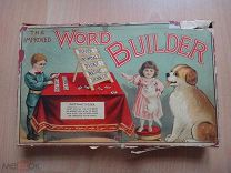 Редкость. Детская игра «Word Builder» ( by Sara Ralph, Англия, до 1917г.)
