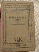 1926 Джером Джером. Трое мужчин в лодке, не считая собаки. С картой Темзы! - Около рубля