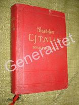 Антикварный путеводитель по Италии 1909 Italy Серия Baedeker!Состояние!