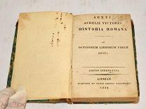 Книга на Латинском «SEXTI AURELII VICTORIS HISTORIA ROMANA» 1829 год. (лот U078) 5807