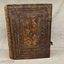 Старинная Антикварная Церковная Книга. Кожа. ЧАСОВНИКЪ