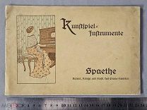 Старинная книга КАТАЛОГ Пианино РЕКЛАМА Модерн ЦАРИЗМ Оригинал