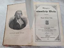 ! Книга старинная в реставрацию 1835 г. Burgers sammtliche werke. Германия.