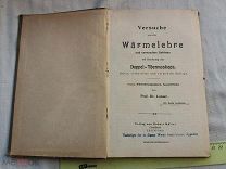РАСПРОДАЖА редкий эксперименты в термодинамике и смежных областях книга 1900 год № 13