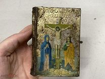 Старинная обложка от церковной книги. Жако. Россия до 1917 г. 04