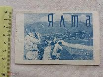 РАСПРОДАЖА редкий ЯЛТА виды ПУТКВОДИТЕЛЬ города фотографии 6 листов 1940 год № 22