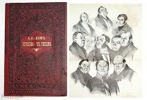 АЛЬБОМ ГОГОЛЕВСКИХ ТИПОВ в РИСУНКАХ художника П. БОКЛЕВСКОГО. 1890. (Зачитанное издание!)