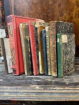 10 антикварных книг одним лотом 1820-1900ые Супер ЩЕДРОСТЬ