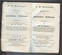 Практическая медицина. Берлин. 1837 г.