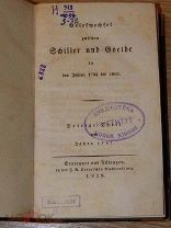 Шиллер и Гете в их переписке. 3 книги. 1829 г.