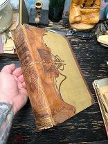 Старинная книга Вселенная и человечество 1896 год. Ганс Крэммер.
