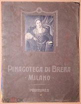 Книга антикварная Pinacotega di Brera Milano Искусство италии ОРИГИНАЛ