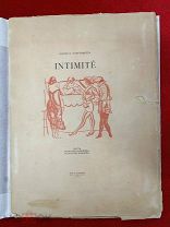 INTIMITE. Григорьев, Борис (Изд. В М Ясного, 1918)