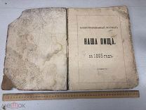 АНД2 СТАРИННОЕ ИЗДАНИЕ ЦАРИЗМ - ИЛЛЮСТРИРОВАННЫЙ ЖУРНАЛ НАША ПИЩА ЗА 1895г - ЛЕЛЬ
