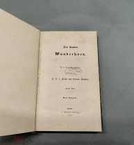 L Старинная книга Wanderhorn старые немецкие песни Арним и К.Брентано изд 2 Berlin 1857г!