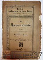 Книга Die Arbeiterberufsvereine / Bassermann, 1901 год
