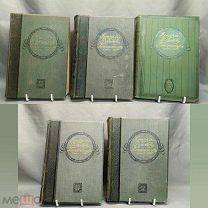 YD Дореволюционный набор книг 5 томов История Русской Литературы XIX в Изд т-ва МIРЪ Москва!