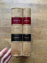 Потоп, исторический роман. Г. Сенкевич. Красивый комплект в полукожаных переплетах, 1890.