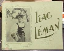 Альбом гравюр «Lac Léman» (Женевское озеро). Красивое издание, 15 фото.