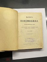 Михневич»Всего понемножку»([«Небывалая дичь», пижоны и купеческие дщери]1875г