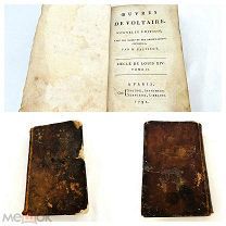 1792 год! Старинная книга/литература/издание Вольтер на иностранном языке 18 век UD