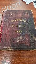 Старинная Книга «северное сияние» 1862 год. Нет первых страниц.