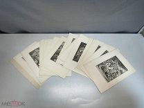 Лот литографий 21шт. «Орлеанская девственница» C РУБЛЯ 11
