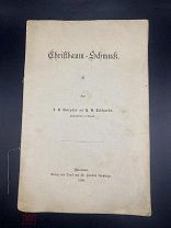 Редкость! 1896 г. «Ёлочные украшения» (Christbaum-Schmuck). Рождественский DIY XIX века.