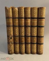 Старинная книга Сочинения А.С. Пушкина в 6- ти томах 1880 год 3-е издание Исакова СПб