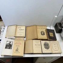 СТАРИННЫЕ КНИГИ ОДНИМ ЛОТОМ 13 ШТ ПОЛНОЕ СОБРАНИЕ СОЧИНЕНИЙ В РАЮ ВСТРЕЧИ И ВОСПОМИНАНИЯ ВЕЛИКИЙ НЧК