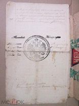 Межевая книга Харьковской губернии Волчанского уезда. Дачи. 1854 г. Оригинал в 1 экземпляре.