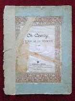 Czerny L'etude de la velocite Op.299 / К.Черни Школа беглости пальцев Изд. Юргенсон До 1917 г. НОТЫ