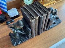 5 старинных книг с 2 подставками Старт 1 руб