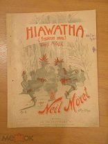 ноты Н. Море. Гайавата. Кекуок. Индейская любовь Салонный танец. 1910-е гг