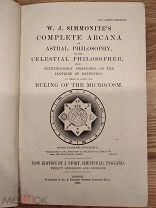 W. J. Simmonite's Complete Arcana of Astral Philosophy 1890, отличная, таблицы и дополнения
