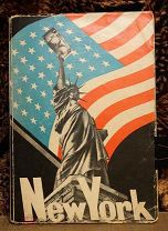New York (Аn Outline). Нью-Йорк. Сост. И. Кашкин; Ил. и карты Ф. Тагирова. M. 1933.
