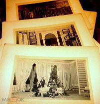 МХАТ - А.Островский. Спектакль НА ВСЯКОГО МУДРЕЦА - листы - фототипия К. ФИШЕРЪ - декорации - театр