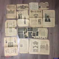 Журналы Парижская Мода, Нива, Вестник моды и др. 1898-1913 (70 страниц)